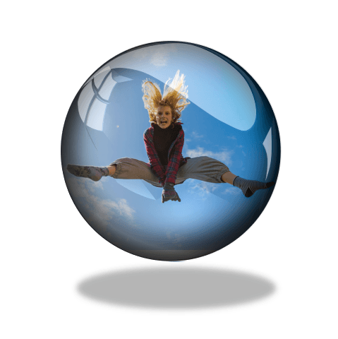 Image of person leaping wildly - metaphor for intentional diversity