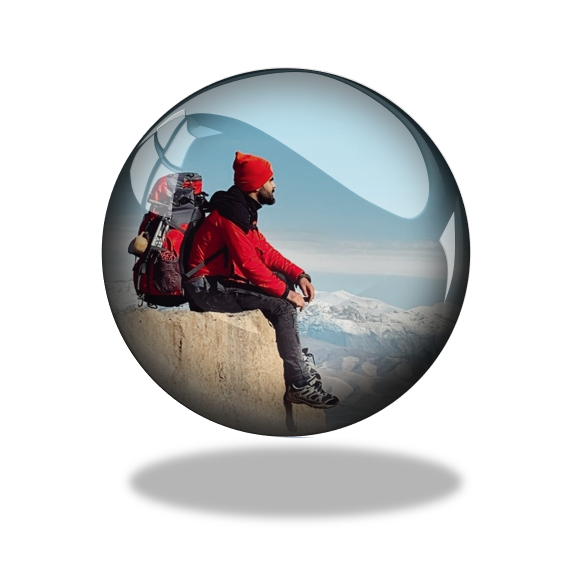 adventurer sat on a peak - icon for guest adventurers