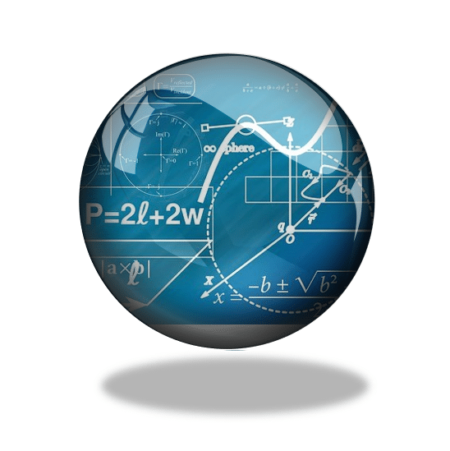 Orb with complex equations - metaphor for structuring complexity to help maintain mental health at work